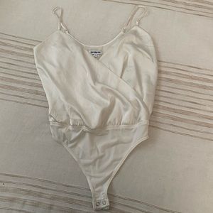 Express satin bodysuit size xs